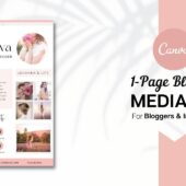1 Page Media Kit Template 008