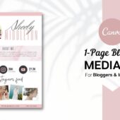 1 Page Media Kit Template 007