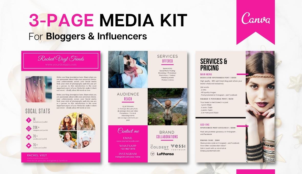 3 Page Media Kit